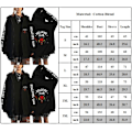 Miniatyrbillede 4 af 4: Stranger Things 4 Dame Sweatshirt Hættetrøje Oversized frakke - M