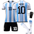 Pikkukuva 1 / 2: Vuoden 2022 MM-kisat Argentiinan jalkapallopaita, lasten 10. Messi 26