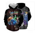 Miniatyrbilde 1 av 3: arn Roblox Rainbow Friends Hettegensere Sweatshirt Pullover Present Z B 150cm