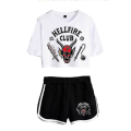 Pikkukuva 1 / 2: Stranger Things kausi 4 Hellfire Club Crop Shortsit CNMR Color 4 XS