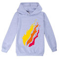 Miniatyrbild 1 av 3: Barn Pojkar Prestonplayz Långärmad Huvtröja Pullover Sweatshirt Toppar CNMR Grey 13-14 Years