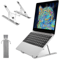 Miniatyrbillede 2 af 3: Sammenklappelig Køle Computer Support Stand Justerbar Laptop Holder Til Skrivebord CNMR