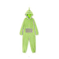 Miniatyrbild 2 av 4: Anime Teletubbies Kostym Vuxen jul Pyjamas Pyjamas Sovkläder Jumpsuit CNMR Green L