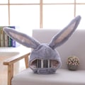 Miniatyrbild 3 av 5: Rabbit Ear Cap Huvudbonader Tecknad djurhatt rörlig öra Plysch Söt hatt för kvinnor flickor CNMR
