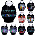 Miniatyrbild 2 av 3: Among Us 3 Print Hoodie Pojkar med fickor Rolig tröja H D 120cm