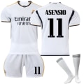 Pikkukuva 1 / 2: 23-24 Real Madrid Home -lasten jalkapallopaita nro - 11 Asensio 10-11 years