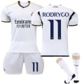 Miniatyrbilde 1 av 2: 2023-2024 Real Madrid hjemmefotballdrakt for barn nr. 11 RODRYGO Z X V 10-11 years