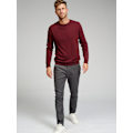 Miniatyrbillede 2 af 4: Basic Knit Crewneck - Port Royale H 3XL