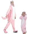 Miniatyrbillede 1 af 3: Dinosaur kostume Pyjamas Onesie A Z X Pink 115
