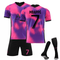 Miniatyrbilde 1 av 2: Fotballsett Fotballskjorte Treningsskjorte CNMR Mbappe kids 18(100-110cm)