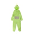 Pikkukuva 1 / 2: Teletapit One Piece Pyjama aikuisten paksuuntunut Coral Fleece K green XL