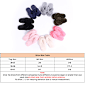 Miniatyrbillede 3 af 3: Dame pels-flip-flops Hjemmesko Slides Flade sko åben tå - Pink,40-41