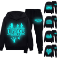 Miniatyrbilde 2 av 3: Stranger Things Hettegenser For Kids Axes Costume Tracksuit Set -1 B 150cm