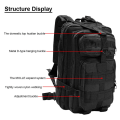 Pikkukuva 8 / 11: Military Tactical Army Reppu Outdoor Laukku 30L -1 camouflage