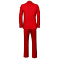 Pikkukuva 3 / 5: Elokuva Joker Cosplay-asu Miehille ja Lapsille Arthur Fleck Täysisetti Halloween Fantasiapukeutumis Karnevaaliasu -a Peruukilla V With wig XL