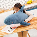 Miniatyrbilde 2 av 5: Gigant shark plysjleketøy Mykt kosedyr Lesepute Birthda -1