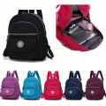 Pikkukuva 1 / 3: Naisten Nylon Mini Reppu Kukkaro Pieni Reppu Olkareppu Matkalaukut -1 Black