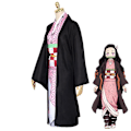 Pikkukuva 1 / 4: Lasten Demon Slayer -animaatio Cosplay-asusetti zy 7-8 Years Kamado Nezuko