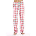 Pikkukuva 1 / 4: Naisten taskulliset pyjamahousut, pehmeät flanelliruudulliset pyjamahousut naisille - pink XL