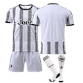 Miniatyrbillede 1 af 2: Ny 22-23 Juventus F.C. Fodboldsæt Fodboldtrøje V Unnumbered XS