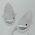 Pikkukuva 2 / 3: Shark Tossut Liukumattomat suihku Kylpyhuonetossut Pehmeät kesäsandaalit tytöille ja pojille New_h Xianning Z X grey 26 27