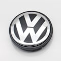 Miniatyrbild 3 av 5: 4st VW-logotyp 56 mm cap Fälgemblem Fälgmärke CNMR