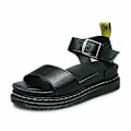 Miniatyrbilde 1 av 5: Damesandaler Flat Form Sommerankelstropp Chunky Platform Motesko Z X Black EU 43