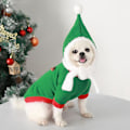 Miniatyrbild 4 av 5: Xmas Hund Semesterdräkt Nytt År Jul Husdjurskläder för hund och katt CNMR style 5 XS