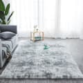 Fluffy tæpper Tæppe LYSEGRÅ 80X160CM lysegrå light grey 80X160cm-80X160cm