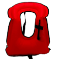 Miniatyrbild 1 av 4: Kaesichildren s Float Uppblåsbar simlivväst Vattensäkerhetsräddningsjacka CNMR Bright Red Kid