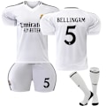 Miniatyrbilde 1 av 2: Real Madrid Hjemmefotballtrøye 2024-2025 Nr 5 Bellingham NO.5 24