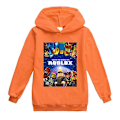 Miniatyrbilde 1 av 4: Vår Høst Roblox Barneklær Gutter Jenter Grafisk T-skjorte Tenåringer Hettegensere Hettegenser Topp Barneklær 2-16 år CNMR 120 5-6Y as show5