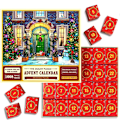 Miniatyrbillede 1 af 5: Adventskalender 2023 Julepuslespil 24 dele 1008 puslespilsbrikker Nedtælling til julegaver til børn Y