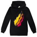 Barn Pojkar Prestonplayz Långärmad Huvtröja Pullover Sweatshirt Toppar CNMR Black 11-12 Years