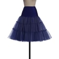 Pikkukuva 2 / 2: 50-luvun alushame Rockabilly-mekko Crinoline Tutu naisille Z X blue XL