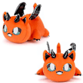 Miniatyrbild 2 av 2: Söt katt plyschleksak Donut katt plysch Kawaii katt plyschleksak lämplig för barns jul födelsedagspresent 25cm-r CNMR Demon Cat