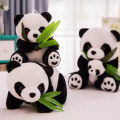 Miniatyrbilde 7 av 7: Plysj Panda utstoppede dyr gavedukke Y
