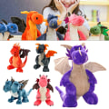 Miniatyrbild 2 av 5: 35CM Dinosaur Plyschleksaker Djur Uppstoppade dockor rosa Y pink