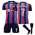 Miniatyrbilde 1 av 2: O Dembélé 7 Barcelona fotballdrakter V 18(100-110CM)