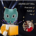 Pikkukuva 2 / 2: Big Games Cat Pehmo Pet Square Cat Pehmo Z Blue