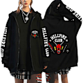 Miniatyrbillede 1 af 4: Stranger Things 4 Dame Sweatshirt Hættetrøje Oversized frakke - M