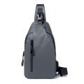 Miniatyrbillede 1 af 5: Crossbody Sling Rygsæk Sling Bag Rejse Vandre Brysttaske H grey
