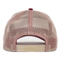 Miniatyrbilde 4 av 5: Unisex truckerhatt for kvinner med firkantet patch - klassisk justerbar vanlig lue (fredsdue) CNMR