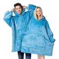 Koselig Mega hettegenser Z blue