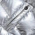 Miniatyrbillede 4 af 5: Winter Shiny Down Jacket en's Jacket Standkrave dunjakke med hætte K Sliver M