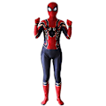 Miniatyrbild 2 av 5: Barn Pojkar SpiderMan Iron Spider Superhjälte Cosplay Kostym Z 150
