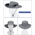 Miniatyrbild 4 av 5: Hatt sommar UV-skydd solhatt herr peaked cap sommar fiskare hatt andas hopfällbar safari hatt unisex för utomhusbruk H