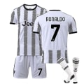 Miniatyrbillede 1 af 2: RONALDO #7 22-23 Juventus hjemmefodboldtræning i trøjesæt / XS