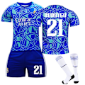 Miniatyrbillede 1 af 2: 22/23 Real adrid Goalkeeper Edition fodboldtrøjesæt / RODRYGO 21 M
