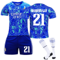 Miniatyrbillede 1 af 2: 22/23 Real Madrid Goalkeeper Edition fodboldtrøje et / RODRYGO 21 S